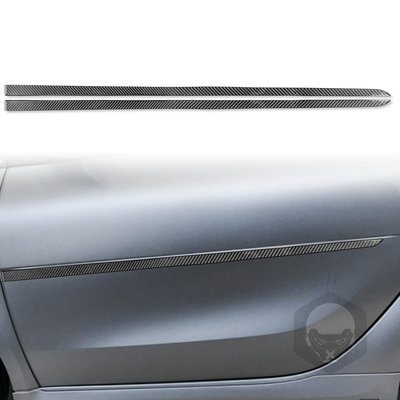 適用于16-21款賓士smart碳纖維外飾改裝車門外門邊條裝飾貼配件