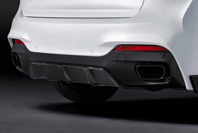 【政銓企業有限公司】BMW F16 X6 MTECH 專用Performance 款抽真空 碳纖維 卡夢後下巴 現貨供應