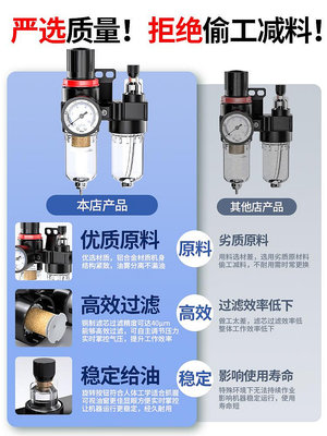 油水分離器帶自動排水空壓機過濾器氣泵調壓閥氣源處理二聯件AFC~麗芙小屋