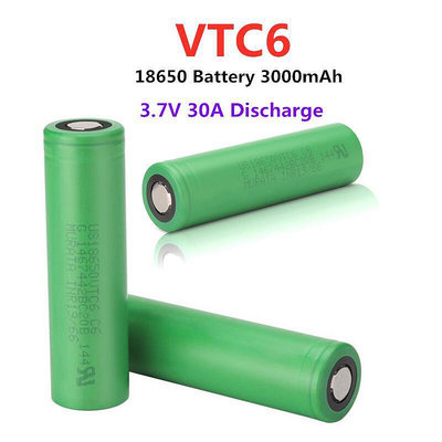 批發 批發 現貨LiitoKala VTC6 18650鋰電池 3000mah 3.6v 30A動力 索尼sony C6