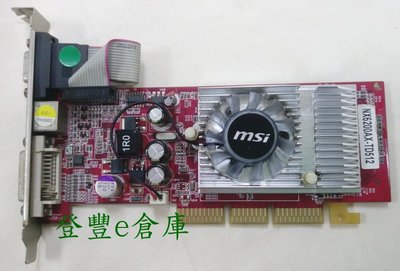 【登豐e倉庫】 微星 NX6200AX-TD512 AGP DDR2 64bit 512M 顯卡
