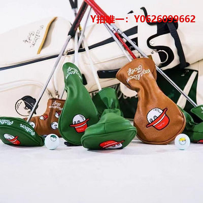 高爾夫球桿套韓單 漁夫帽子高爾夫球桿頭套 木桿套 推桿套 球桿保護套golf帽套