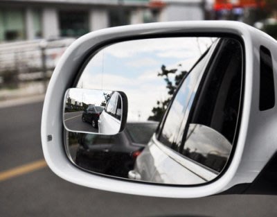 ~Tinny小鋪(烘焙/雜貨)~車用廣角鏡 後照鏡 後視鏡 小方鏡 車用輔助鏡 無邊無死角鏡A32