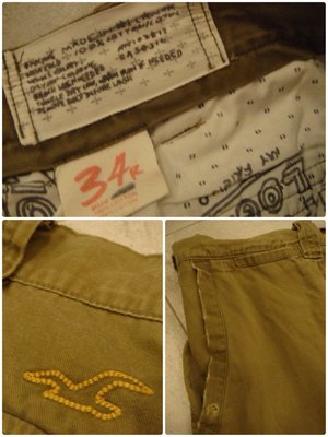 專櫃正品 HOLLISTER 橄欖綠色 棉質短褲 (size:W34 L~XL)