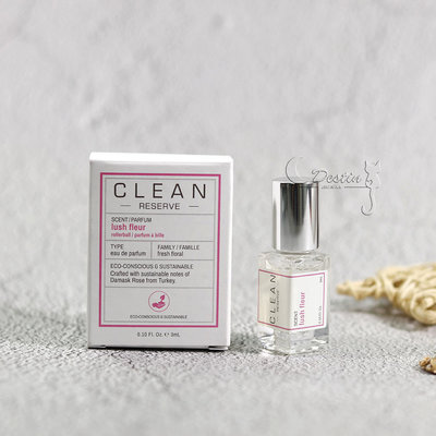 Clean 梔子花Lush Fleur 女性淡香精3ml 滾珠瓶小香全新| Yahoo奇摩拍賣