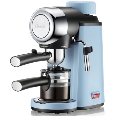 膠囊咖啡機 美式咖啡機小熊咖啡機KFJ-A02N1意式家用自動迷你小型高壓蒸汽奶茶煮咖啡壺【元渡雜貨鋪】