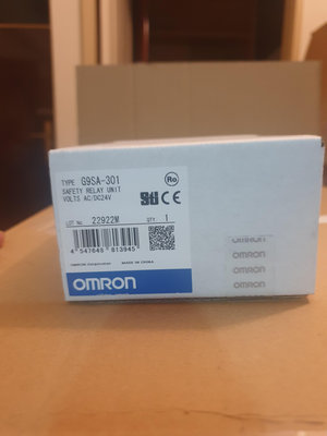 OMRON G9SA-301 SAFETY RELAY UNIT 盒裝新品