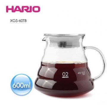 晴天咖啡☼ HARIO XGS-60 雲朵壺咖啡壺 600ml 耐熱玻璃手沖壺 開水壺 咖啡壺 手沖下壺