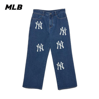 MLB 男版丹寧牛仔褲 紐約洋基隊 (3LDPB0334-50INS)