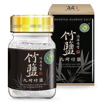 台灣綠源寶-九烤竹鹽60g/罐