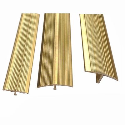 加厚 黃銅T字型木地板T型銅條壓條門口收邊條樓梯防滑銅壓線銅條