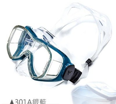 台灣潛水---【V.DIVE威帶夫】 301 深潛浮潛大視野專業潛水面鏡