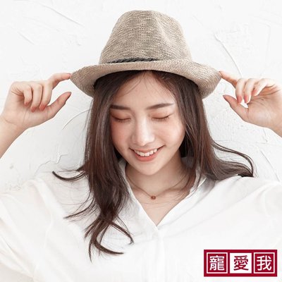 日系經典防曬遮陽帽/紳士帽/中折帽