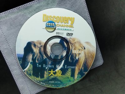 二手DVD裸片DISCOVERY探索系列動物世界 大象