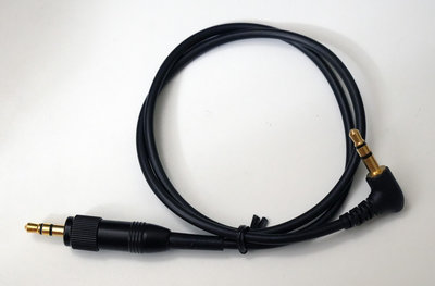 全新訂製 SONY UWP 無線麥克風用 3.5mm-3.5mm帶鎖 接點鍍金 音訊線 功能同原厰 EC-0.8BM