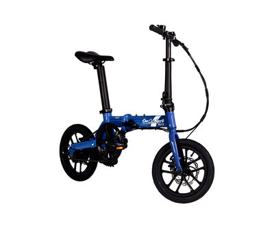 小哲居 台灣精品 ONECOOL 玩酷 MINI BARRY 有合格閃電標 14吋電動腳踏車 輔助自行車 藍色 台灣製造