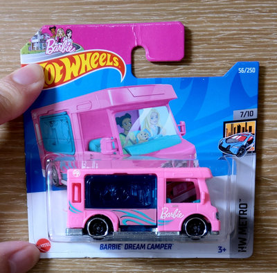 全新現貨 風火輪 hot wheels Barbie Dream Camper 芭比 露營車 吊卡 1/64