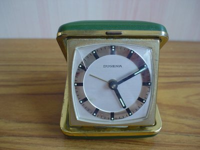 德國古董DUGENA機械鬧鐘，品相超優，功能正常，保存完美，值得珍藏【A142】