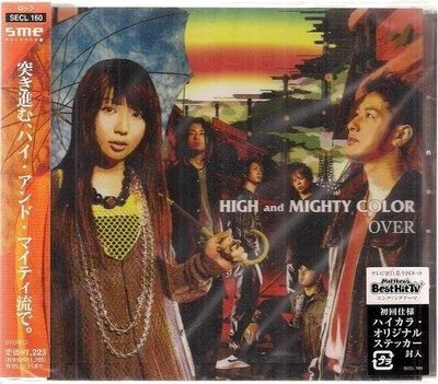 *單曲出清 ，$30起標《High And Mighty Color // Over 》日本原裝進口盤 ~ SONY