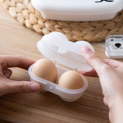 尾單戶外便攜專用雞蛋盒塑料裝蛋托收納盒子防震防摔裝蛋神器特艾超夯 精品
