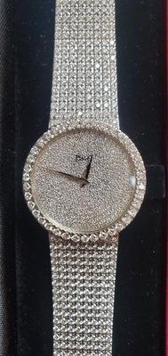 伯爵 Piaget 白k金 750 18k 滿天星 鑽錶 機械錶