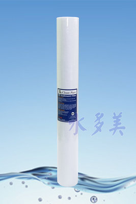 台灣製造CLEAN PURE 20英吋小胖NSF/SGS雙認證棉質PP濾心，5微米