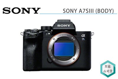 《視冠》SONY A7SIII BODY 單機身 全片幅 單眼相機 A7S3 公司貨
