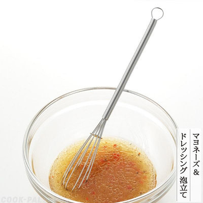 烘焙工具【自營】吉川日本原裝進口304不銹鋼打蛋器 蛋抽攪拌棒烘焙工具