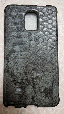 賣二手 黑色鱷魚皮 SAMSUNG Note 4 N910U 保護殼 (軟殼 造型)手機殼 保護套 清水套