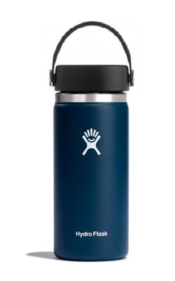 【Hydro Flask】靛藍 16oz【提環蓋/473ml】寬口保溫瓶 咖啡杯 美國不鏽鋼保溫保冰瓶 保冷保溫瓶