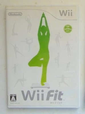 任天堂 Nintendo Wii Fit 日文版  遊戲片