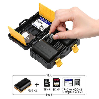 【滿額】單眼相機鋰收納盒sd記憶卡包cf xqd記憶卡保護袋微單眼相機腰包