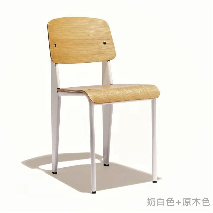 名作新品2脚セットJean Prouve STANDARD CHAIR 椅子復刻 椅子/チェア