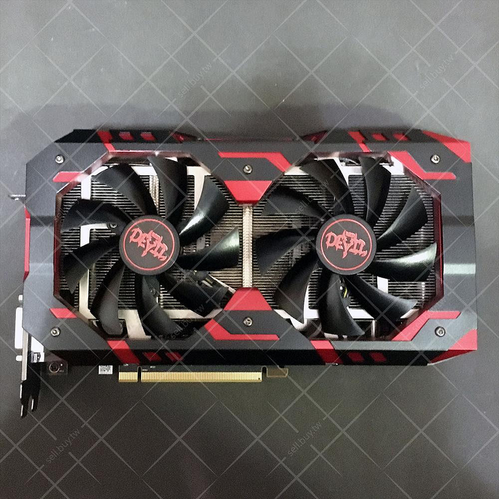 PowerColor 撼訊RX580 8G 顯示卡AMD RX 580 8GB 顯卡紅魔黃金