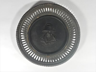 [銀九藝] 銅器銅雕 早期 法國 拿破崙 銅盤 紀念盤 銅牌 擺飾 擺件