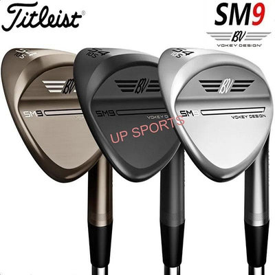 Titleist SM9 新款高爾夫球桿沙楔黑色/銀色/深灰色男士球桿