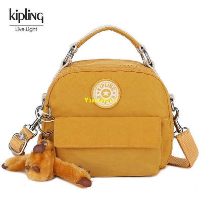 【熱賣精選】 Kipling斜挎包女單肩包迷你小包猴子包小雙肩包兒童背包尼龍布