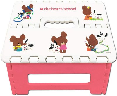 小熊學校the bears' school摺疊收納椅，收納椅/造型椅/折疊椅/凳子/矮凳/板凳，X射線【C254093】
