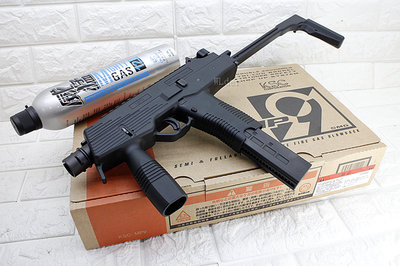 [01] KWA KSC MP9 衝鋒槍 瓦斯槍 + 12KG瓦斯 ( GBB槍玩具槍模型槍狙擊槍UZI衝鋒槍卡賓槍步槍