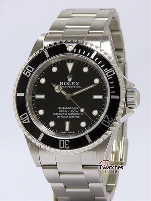 台北腕錶 Rolex 勞力士 Submariner 14060M 黑水鬼 末代款 防偽內圈 118519