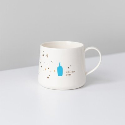 【熱賣下殺】馬克杯聯名BLUE MIIR ARABICA BOTTLE愛心小藍瓶限定清澄陶瓷咖啡馬克杯
