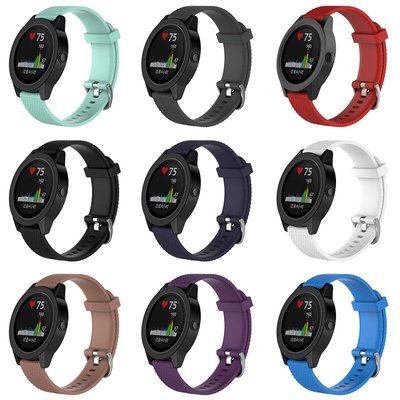 錶帶Garmin佳明vivomoveHR錶帶vivoactive3245645手錶硅膠快拆腕-辣台妹