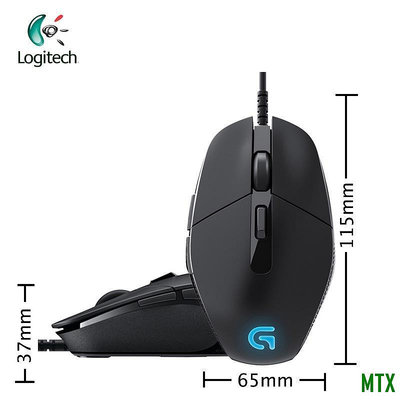 MTX旗艦店羅技 Logitech G302 遊戲有線激光鼠標 - 藍色背光