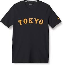 全新日本 UA x 讀賣巨人  TOKYO 短袖T恤 Size: L (現貨黑/橘)
