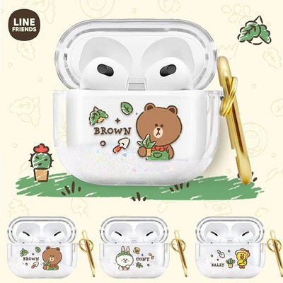 東方小食生活舘line布朗熊airpods保護套pro蘋果無線藍牙耳機盒1/