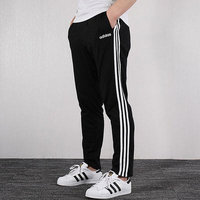 100％原廠Adidas 愛迪達褲子男褲夏季運動透氣直筒褲薄款長褲DU0456
