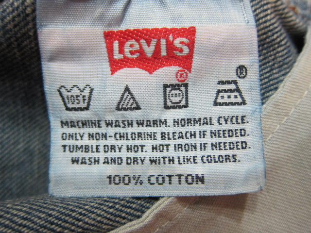 衣市藍~LEVI'S 501 排釦直筒牛仔長褲(W31~L34~) (428) (210906