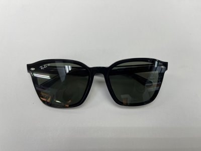 光寶眼鏡城(台南)Ray-Ban新款黑塑方型偏光太陽眼鏡 RB4392D/601/9A  LUXOTTICA公司貨