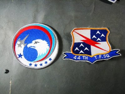 【布章。臂章】空軍15中隊+空軍44作戰聯隊臂章徽章兩款一組/布章 電繡 貼布 臂章 刺繡