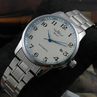 男士手錶 勝利者 WINNER 歐美男士時尚休閑 簡約 鋼帶全自動機械手錶